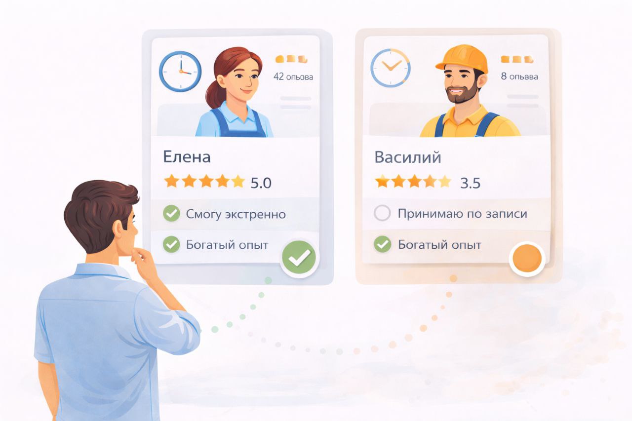 Вы выбираете и договариваетесь